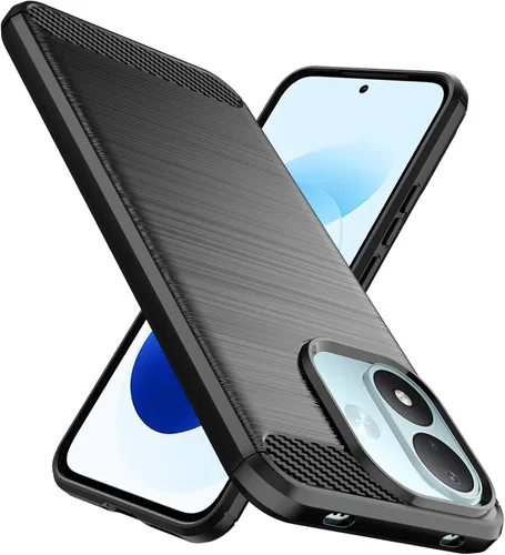 Vista 8 de Funda diseñada para Xiaomi Poco X8 Pro Max, TPU flexible [textura cepillada] [antideslizante] protección militar a prueba de golpes, funda delgada