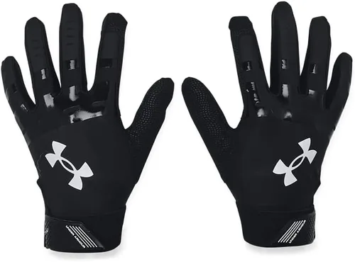 Vista 4 de Under Armour Guantes de sóftbol radar (100) Blanco / Blanco / Gris Halo