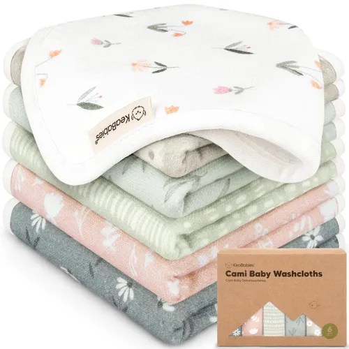Vista 12 de Paquete de 6 paños de algodón para recién nacidos, paños de muselina de algodón orgánico suaves para bebés, bebés, niños, toallas para niños