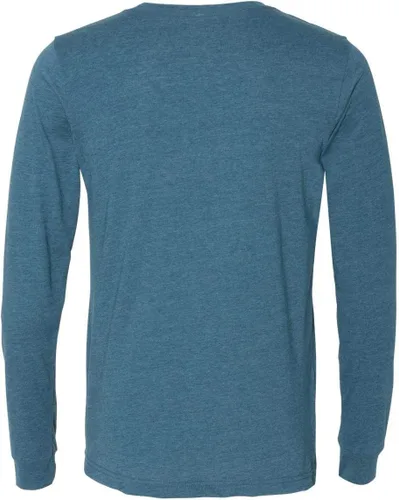 Vista 158 de Canvas Filmore 3501 - Camiseta de 4.2 onzas para hombre manga larga (1) Ceniza + (1) Jaspeado atlético