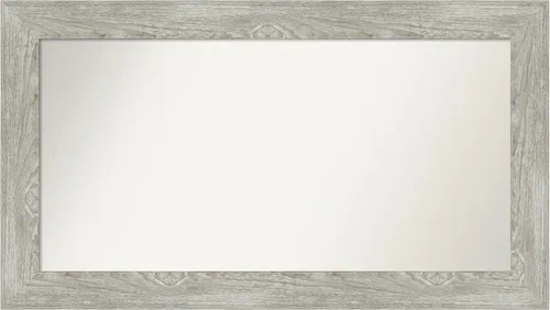 Vista 225 de Amanti Art Espejo personalizado, espejo de baño Alexandria Greywash, espejo de pared o espejo de tocador de baño sobre el fregadero