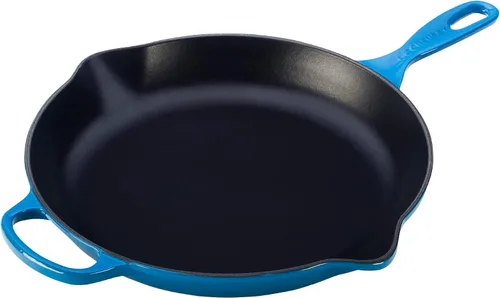 Vista 14 de Le Creuset Sartén de Hierro Fundido Esmaltado Signature con Mango de Hierro, 6.33", Cerise