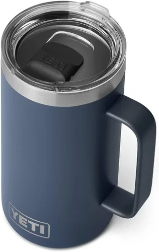 Vista 18 de YETI Rambler - Taza de acero inoxidable aislada al vacío con tapa MagSlider, 24 onzas