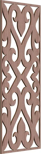 Vista 15 de Keene Paneles de pared decorativos de madera con calado, 9 3/8 pulgadas de ancho x 24 3/8 pulgadas de alto x 1/4 de alto, abedul Birch