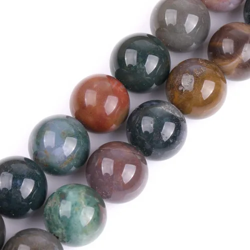 Vista 37 de GEM-Inside - 95 cuentas AA color morado oscuro de amatista de 15 pulgadas por hebra con agujero, piedras preciosas naturales y cuentas de cristal