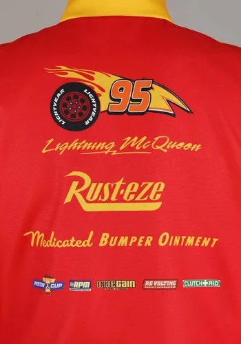Vista 9 de elope Kit de sombrero y chaleco Lightning McQueen para adultos