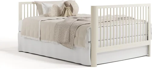 Vista 16 de Storkcraft Casablanca - Cuna convertible 5 en 1 con cajón, avena esmerilada