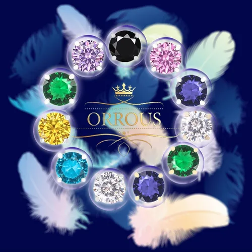 Vista 4 de Aretes de tapón con chapado de oro de 18 quilates y zircón cúbico (6.80quilates)