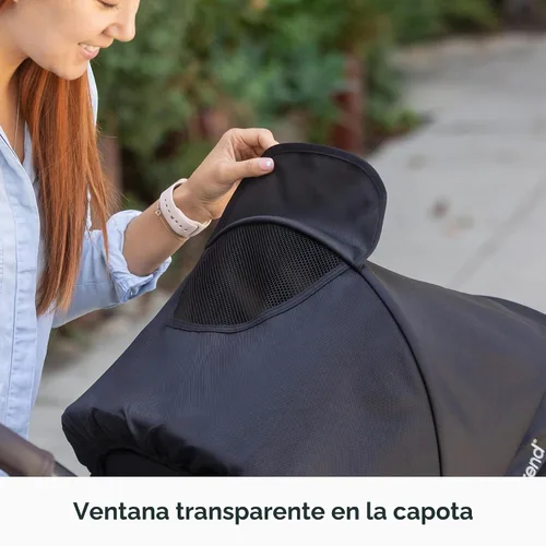 Vista 9 de Baby Trend Morph Cochecito Modular de Individual a Doble, Dash Black