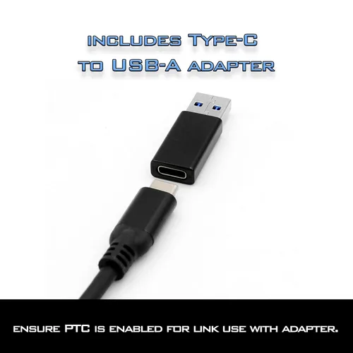 Vista 5 de CASEMATIX Cable USB C de 13 pies compatible con Oculus Quest 2 Link – USB 3.2 Tipo-C de alta velocidad de datos y carga compatible, adaptador USB-A