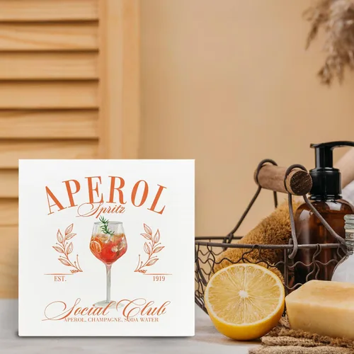 Vista 5 de Aperol Spritz Bar - Letrero de madera para regalo de Aperol Spritz, decoración de Aperol Spritz, letreros de barra para bar en casa, decoración