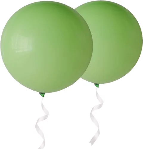 Vista 15 de Globos redondos gigantes de 36 pulgadas, paquete de 6 globos de látex negros para sesiones de fotos, bodas, baby shower, decoraciones de fiesta