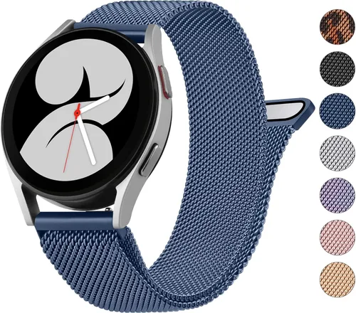 Vista 12 de Wanme Correa de repuesto para Samsung Galaxy Watch 4 de 1.575 in y 1.732 in, Galaxy Watch 4 Classic de 1.654 in y 1.811 in, para mujeres y hombres