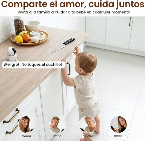 Vista 5 de GALAYOU Cámaras interiores de doble banda 5G y 2.4G para seguridad