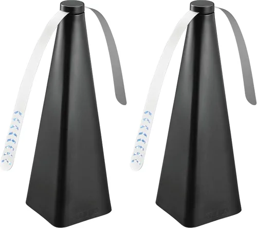 Vista 8 de Treva Ventilador de insectos, disuasorio de moscas con cuchillas holográficas para limpiar insectos, mosquitos y moscas, ventilador de mosca Plateado