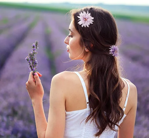 Vista 4 de LACGO 24 pinzas para el pelo con flores, broches florales para mujeres y niñas, bodas, Navidad, Año Nuevo, cumpleaños, fiestas bohemias, aniversario