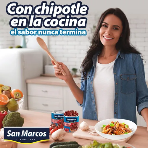 Vista 5 de San Marcos Chipotle Peppers en salsa Adobo, 11 onzas (paquete de 12)