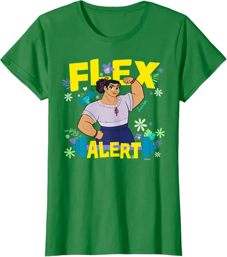 Vista 33 de Disney Encanto Luisa Madrigal Flex Alert Camiseta, Negro
