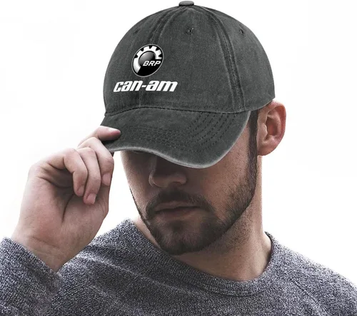 Vista 4 de Sombrero de esqueleto para hombres y mujeres, gorra de béisbol negra divertida sombrero de papá ajustable vintage sombrero de camionero verano