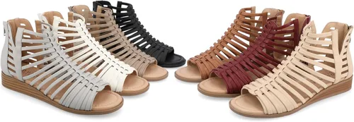 Vista 5 de Journee Collection Women's Comfort Foam Delilah Sandal Wedge
