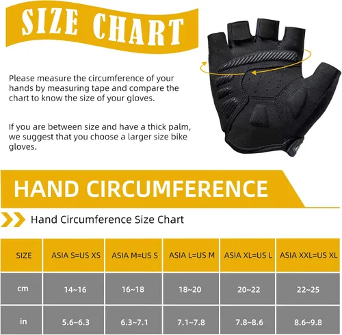 Vista 7 de ROCKBROS - Guantes de ciclismo de montaña para hombre, guantes de ciclismo con pantalla táctil, antideslizantes, MTB, guantes de ciclismo