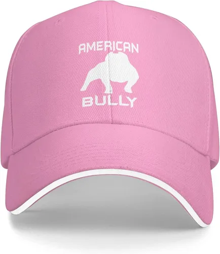 Vista 2 de American Bully Sandwich Cap Outdoor Leisure Adjustable Baseball Hip Hop Cap Unisex Black