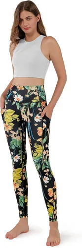 Vista 5 de ODODOS High Waist Yoga Pants for Women with Pockets, Tummy Control Running Sports Workout Yoga Leggings
