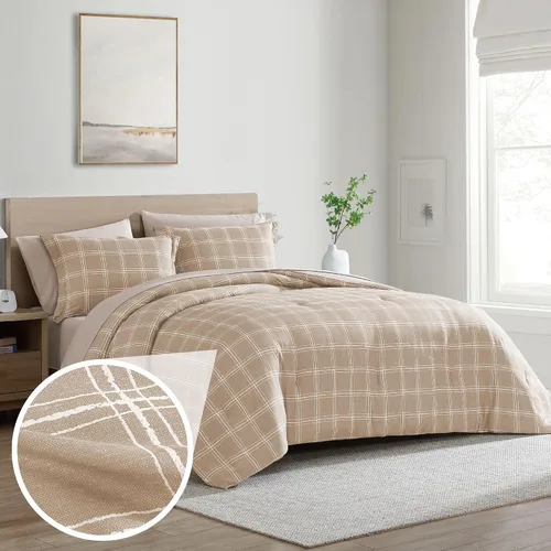 Vista 15 de Cathay Home Basic Bedding Home Essential - Juego de ropa de cama de microfibra ultrasuave y ligera, resistente a las arrugas, 6 piezas