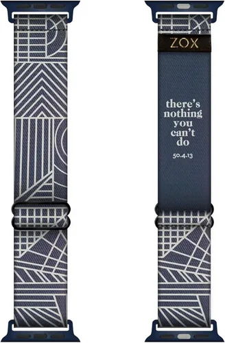 Vista 22 de ZOX Correa para Apple Watch, banda elástica con afirmaciones motivacionales y hermosas obras de arte, regalos para hombres, mujeres y niños