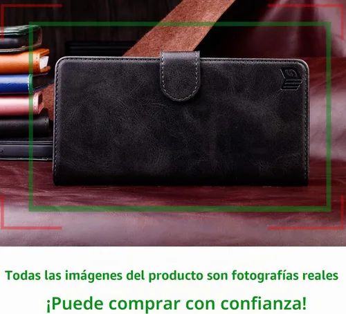 Vista 5 de SUANPOT para iPhone 7/8/SE2/SE 3rd 2020/2022 4.7" Funda tipo cartera con bloqueo RFID y soporte para tarjeta de crédito, Libro tipo Flip de piel