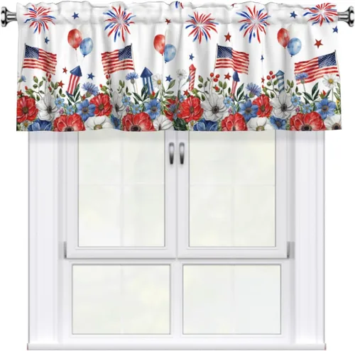 Vista 35 de Cenefa de estrella del oeste de Texas para ventana, rústica, granja, granero, cocina, cenefa de ventana rural vintage con bolsillo para barra