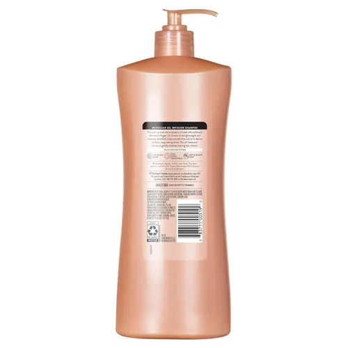 Vista 6 de Suave Professionals Shine Champú Marroquí Infusión 28 oz - Paquete de 4
