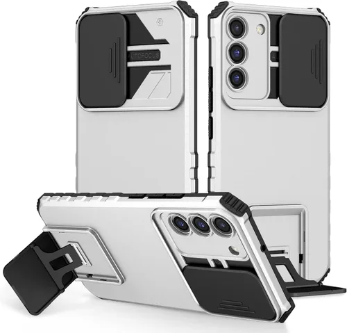 Vista 30 de Funda compatible con Samsung Galaxy M13 5G/A04 Dimensional Soporte Ventana Corredera Teléfono Móvil Funda Protectora a Prueba de Golpes para Samsung