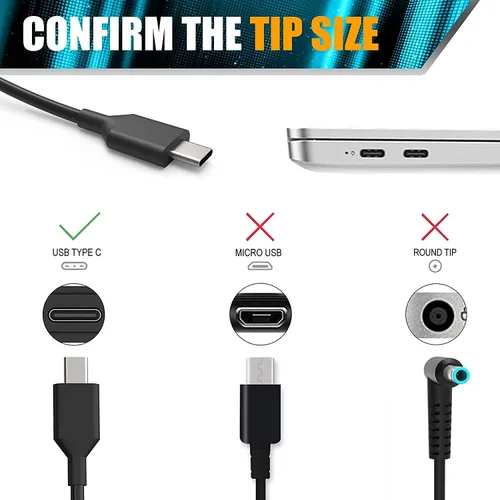 Vista 3 de Cargador adaptador de CA para ASUS Chromebook Flip C302CA-DH54, C302CA-DHM3-G