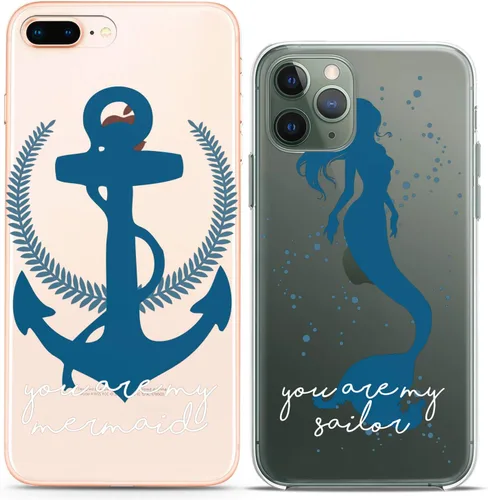 Vista 16 de Fundas a juego para parejas compatibles con iPhone 16 15 14 13 12 11 Pro Max Mini Xs X 6s 8 Plus 7+ Xr 10 SE 5 Astronaut Space Constellation Funda
