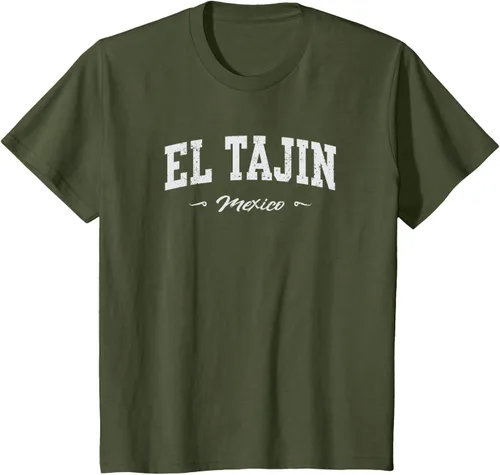 Vista 14 de Camiseta de recuerdo deportivo El Tajin Mexico, Negro