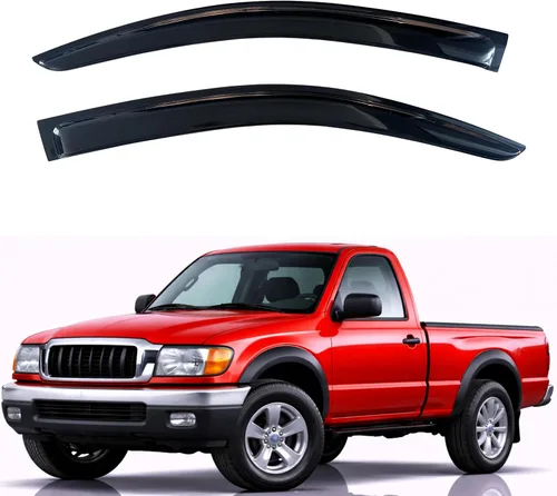 Vista 167 de KPY Protector de lluvia compatible con Ford Bronco 1980-1996, Ford F150 F250 F350, deflectores de ventilación lateral para visera de ventana