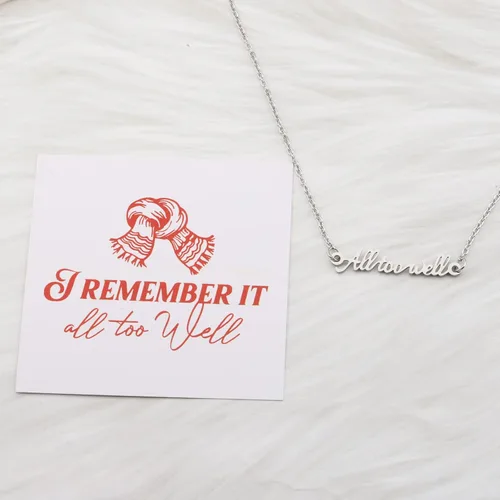 Vista 4 de PENQI Collar inspirado en cantantes, regalo para fanáticos de la música, regalo para cantantes, amantes de la música, regalo de canción, joyería