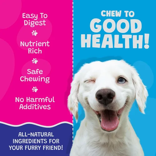 Vista 4 de Coconut Doggie Chews - Golosinas de coco para mascotas de primera calidad, totalmente naturales, masticables saludables para cachorros y sin piel