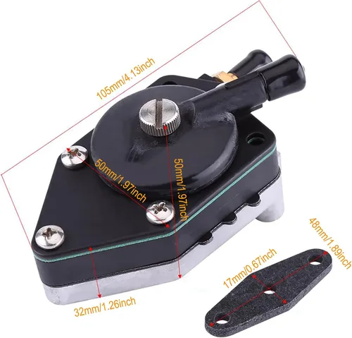 Vista 4 de 438556 Bomba de combustible para fueraborda Johnson Evinrude 438556 20-140 hp 48/90/115 Sierra 18-7352 Bomba de combustible, Reemplazar #388268