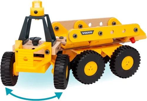 Vista 4 de BRIO Builder - 34599 Volvo Hauler Juguete educativo de construcción para niños a partir de 3 años