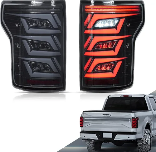 Vista 8 de VLAND luces traseras LED con barra DRL LED