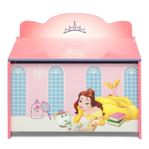 Vista 7 de Delta Children Caja de juguetes de lujo, princesa Disney Disney Princess