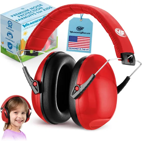 Vista 10 de Kids Noise Canceling Headphones - 33 dB (2K Hz) - Ear Protection Earmuffs Negro