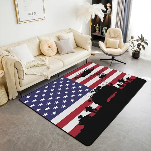 Vista 13 de jejeloiu Juego de alfombras de sala de estar, decoración de cine y noche, juego de alfombras de área de 3 x 5 con palomitas de maíz para interiores