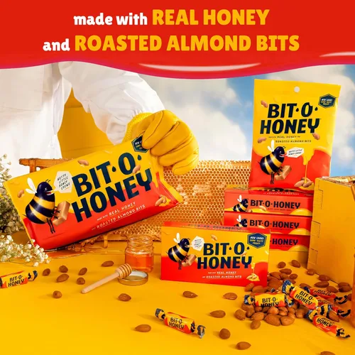 Vista 5 de JO SWEETS Bit O Honey Holiday Candy - 2 libras de irresistibles golosinas clásicas con sabor a miel