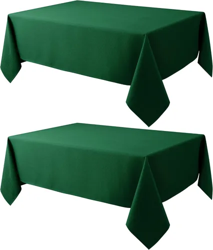 Vista 52 de Biscaynebay Auqa - Mantel cuadrado de 54 x 54 pulgadas, mantel de tela con tarjeta azul Auqa, pequeño, plegable, resistente al agua, para cocina