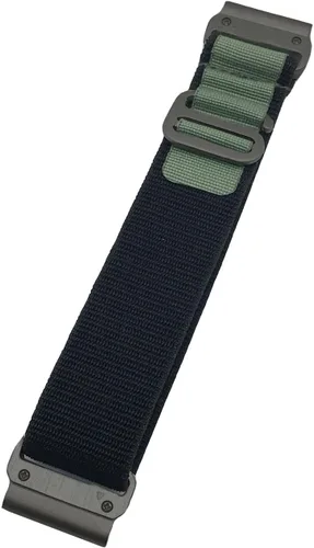Vista 13 de Correa de reloj de nylon de ajuste rápido de 22 mm para Garmin Fenix 8/E/7/7 Pro/6/6 Pro/5/5 Plus(47mm), Epix Pro Gen 2 47mm, Forerunner
