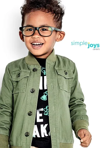 Vista 4 de Simple Joys by Carter's Camisetas gráficas de manga larga para niños pequeños, paquete de 3