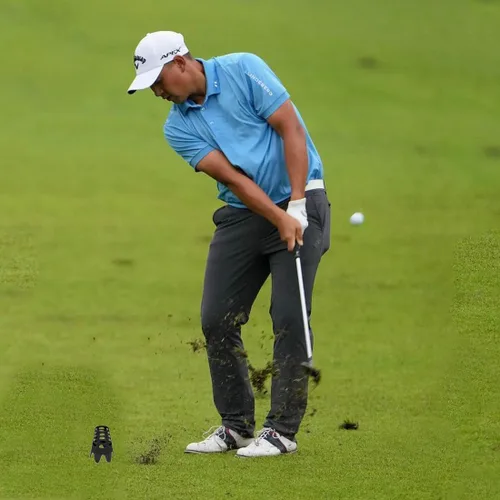 Vista 5 de Tees de golf de plástico, tees de simulador de golf para el hogar, tees de golf para exteriores e interiores, simulador de práctica y entrenamiento